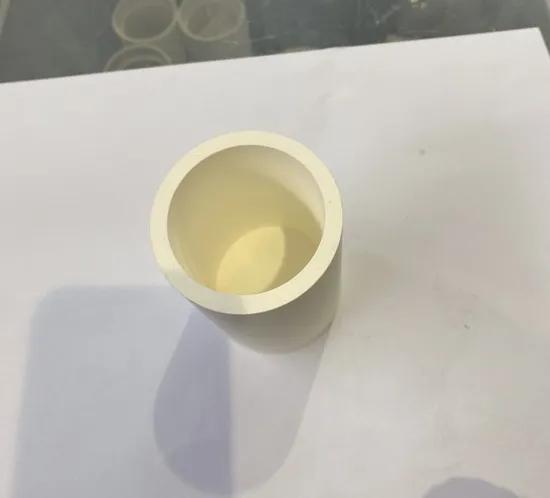 Hot Pressing Boron Nitride Ceramic Crucibles Molten Metal Customized Shape